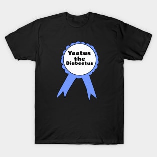 Yeetus the Diabeetus Ribbon - Blue T-Shirt